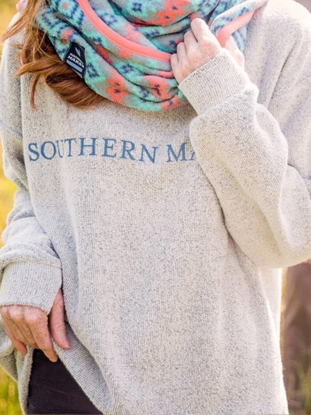 Southern Marsh Sunday Morning Sweatshirt Size M